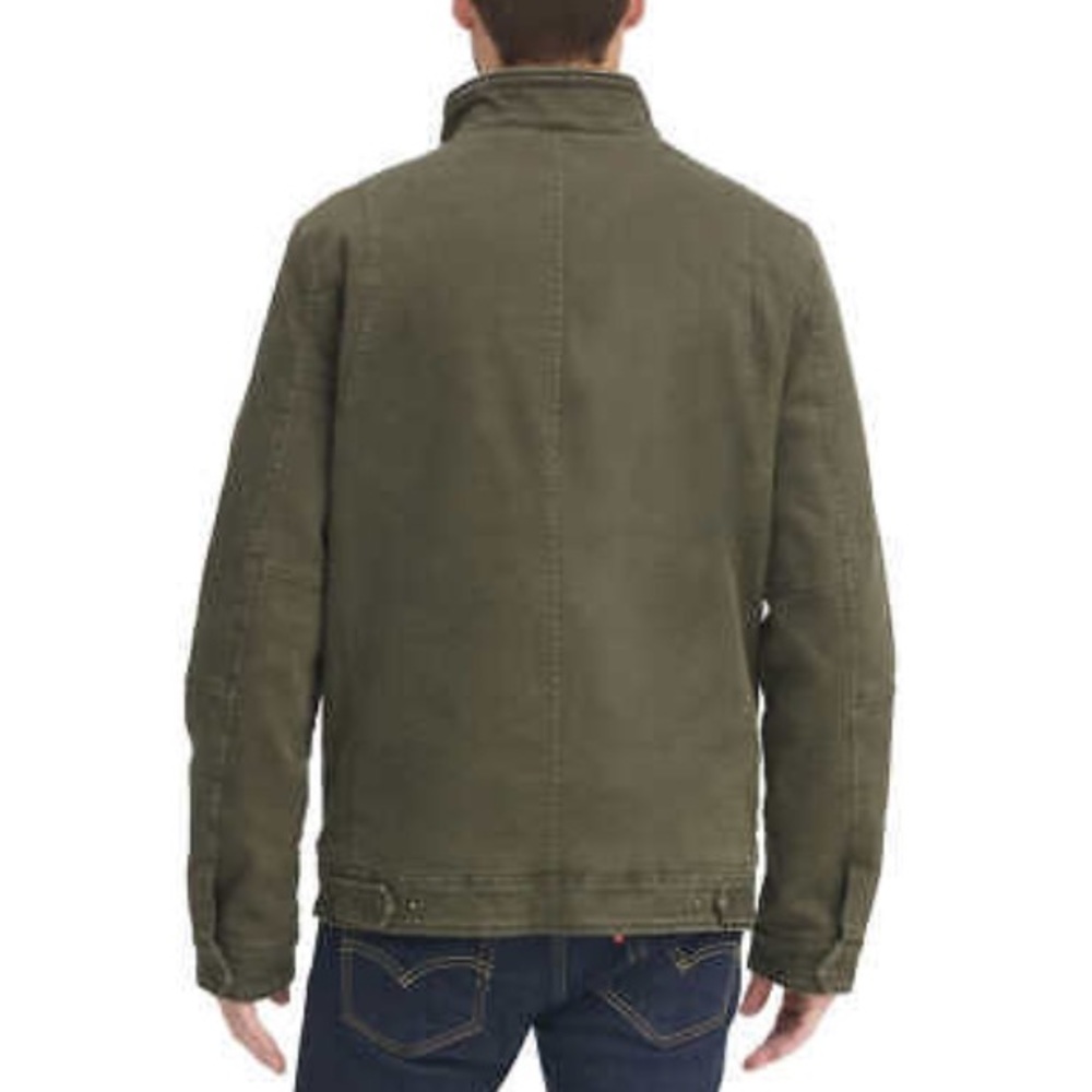 Levi's Men Cotton Twill Utility Zip Front Jacket - Picture 4 of 8